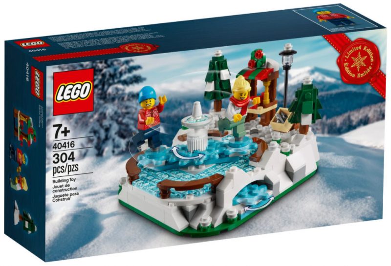 Official Images of Latest GWP LEGO Ice Skating Rink (40416)! The