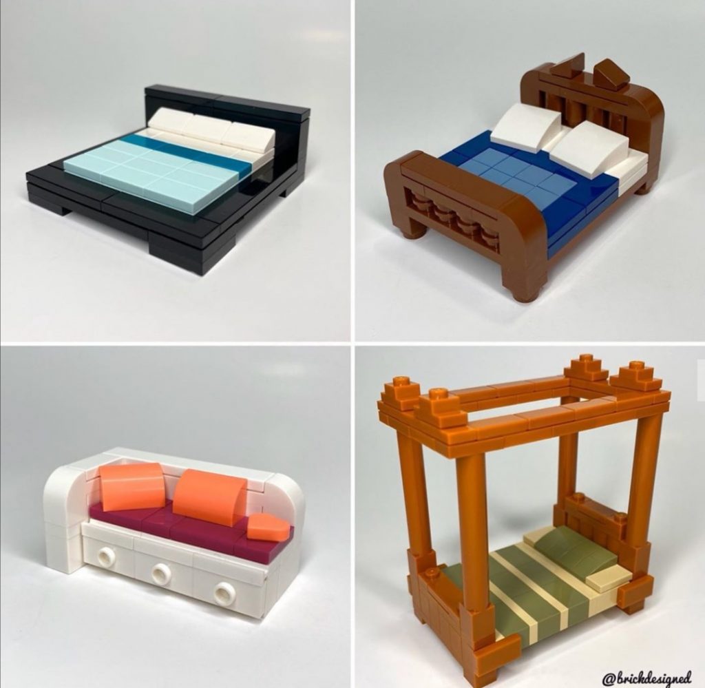 LEGO MOC Furniture: Dresser by Noob Builds Lego