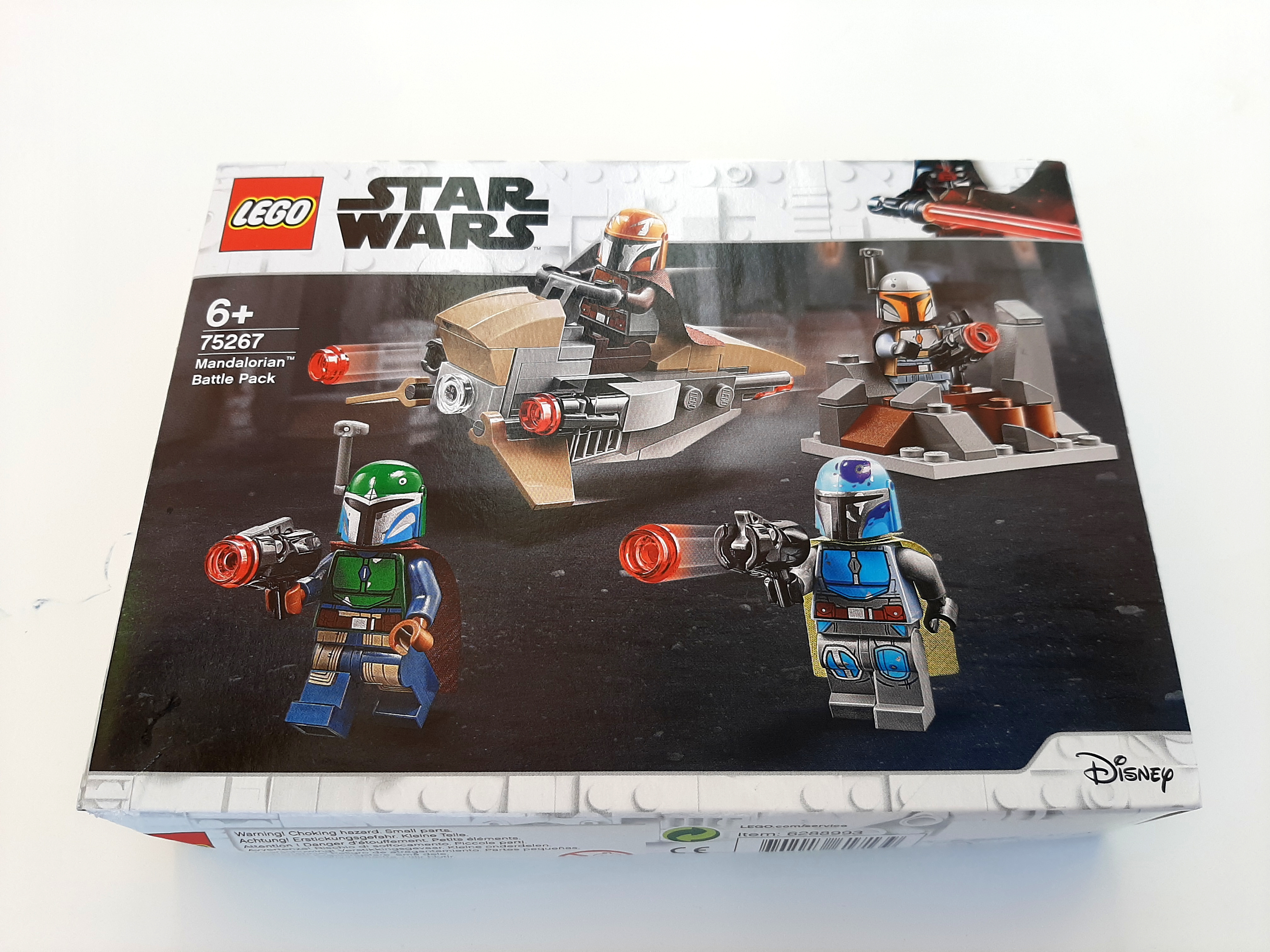 lot of 4 Star Wars Mandalorian minifigures 75267 GENUINE LEGO All 4 Colors 