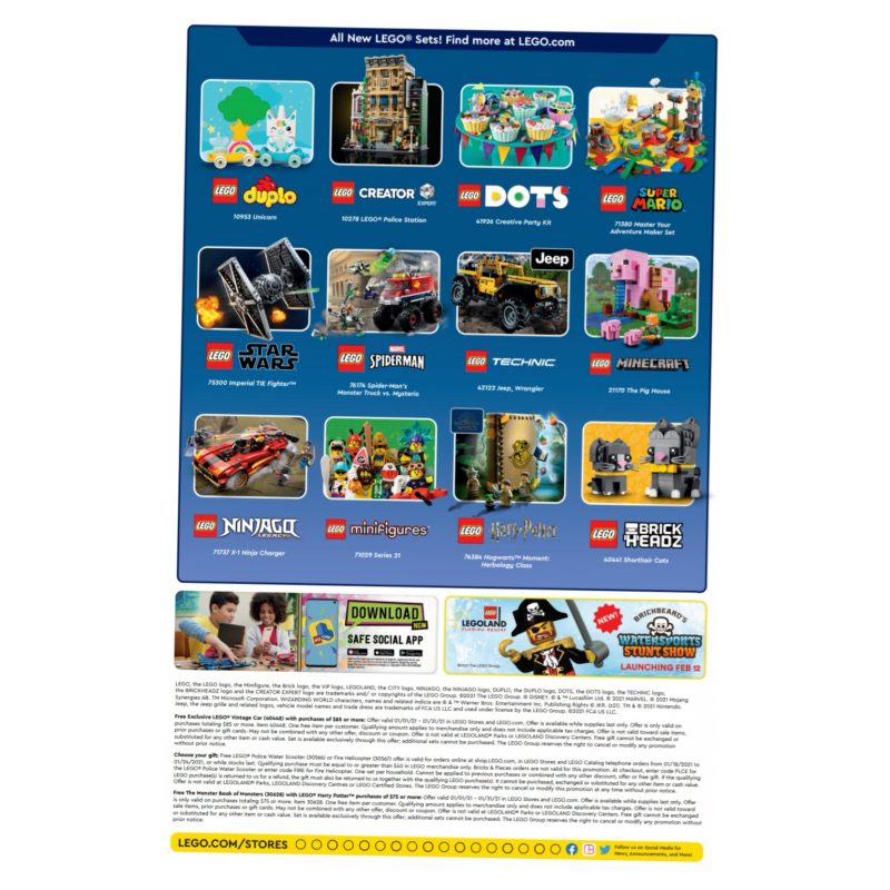 LEGO Store Calendar Reveals January’s GWPs! The Brick Post!