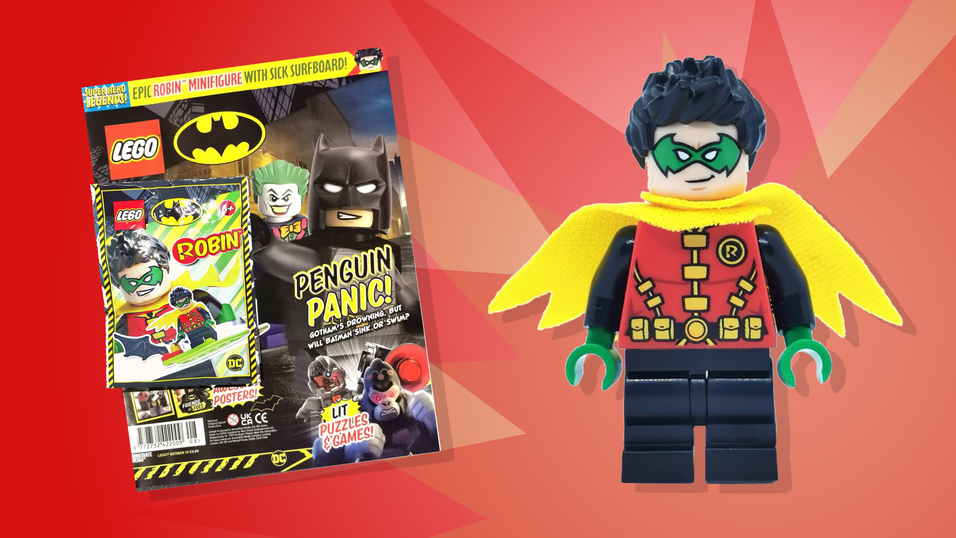 Batman Superhero Legends Issue 14 with Robin Minifigure! – The Brick Post!