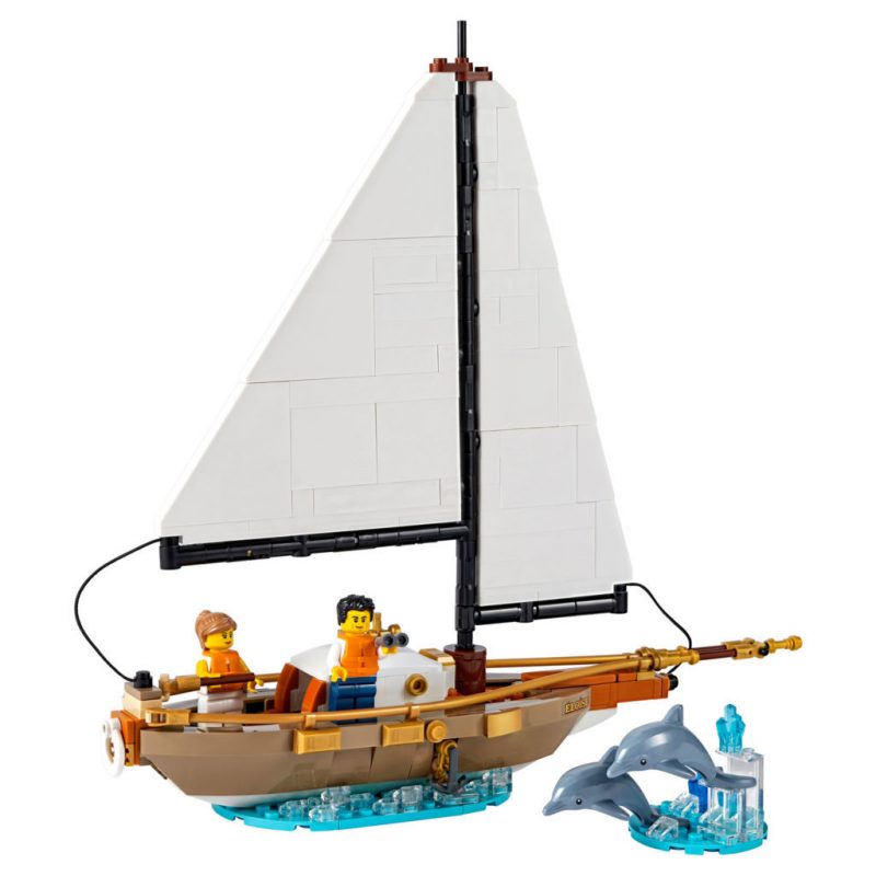 3d lego sailboat