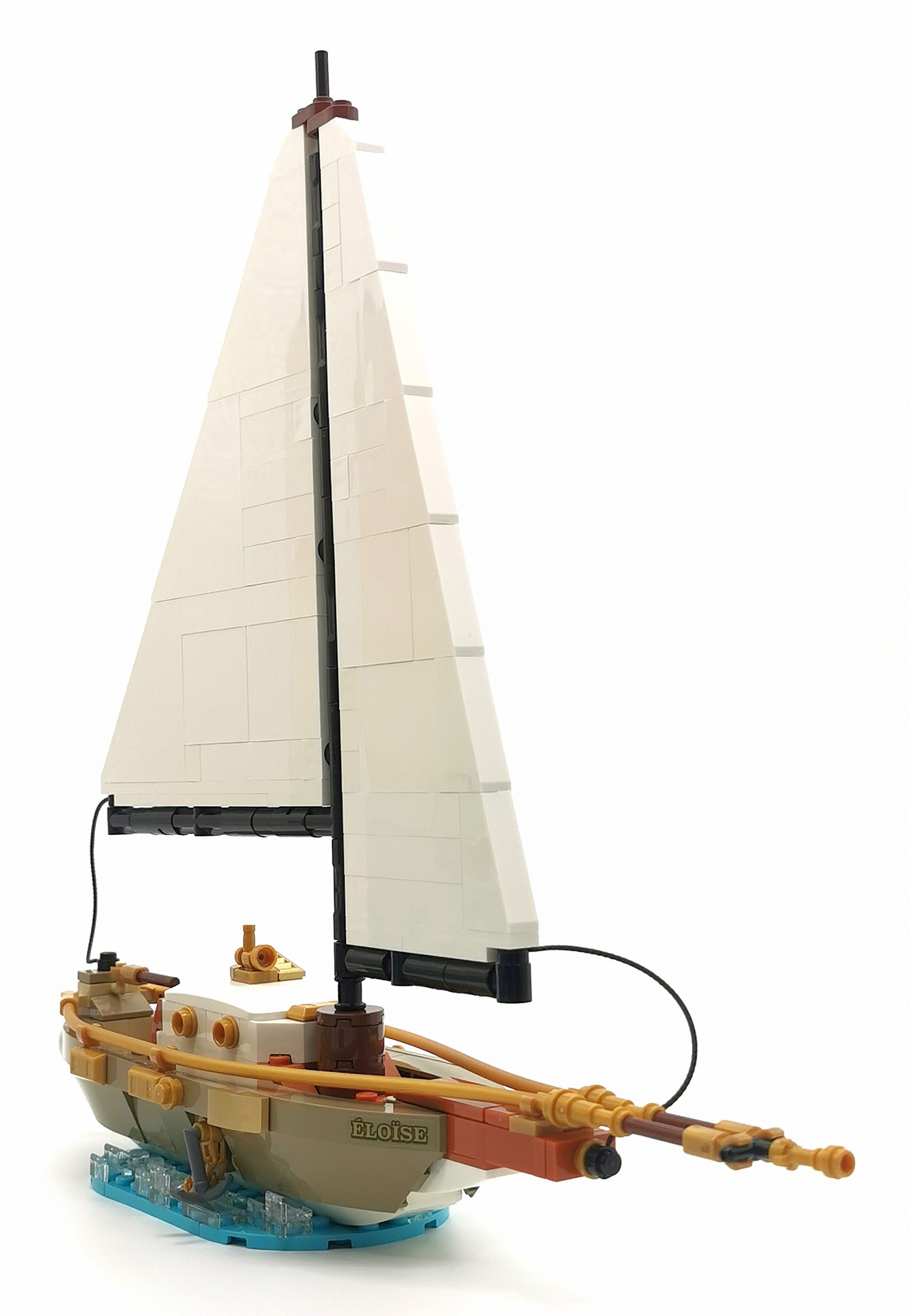 lego sailboat model