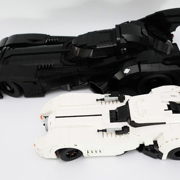 LEGO MOC Porsche 10295 to White Batmobile Boom Brickz