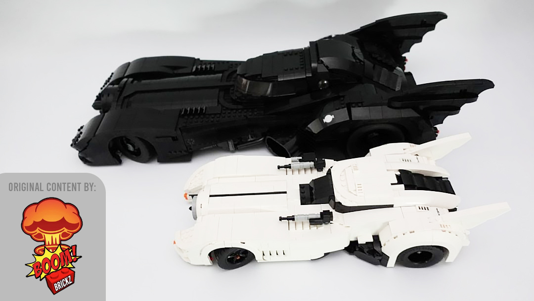 LEGO MOC 10295 to White Batmobile by Gnat Bricks – The Brick Post!