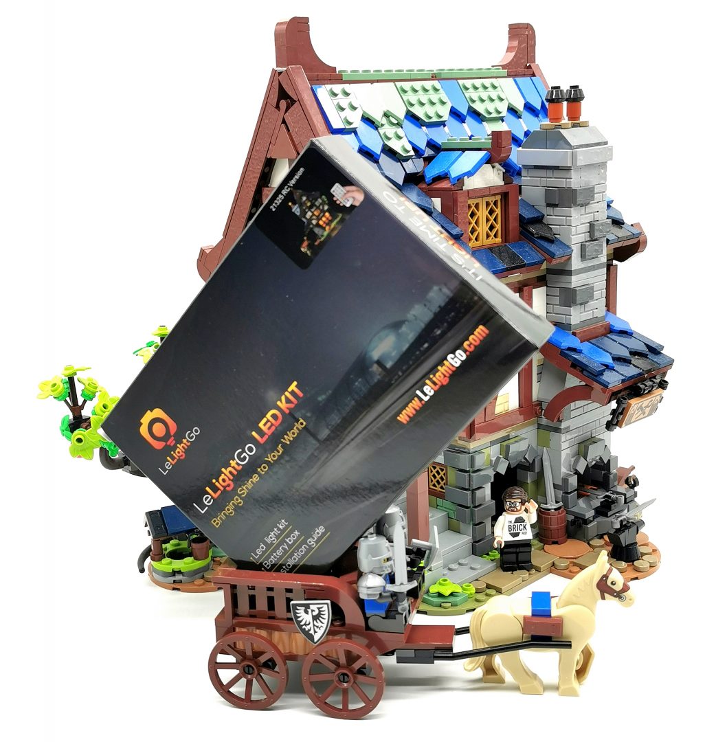 LeLightGo LEGO Ideas Medieval Blacksmith 21325 