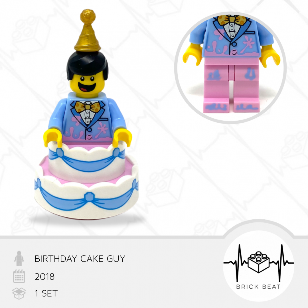 Minifigure Monday Birthday Cake Guy (COL321) 