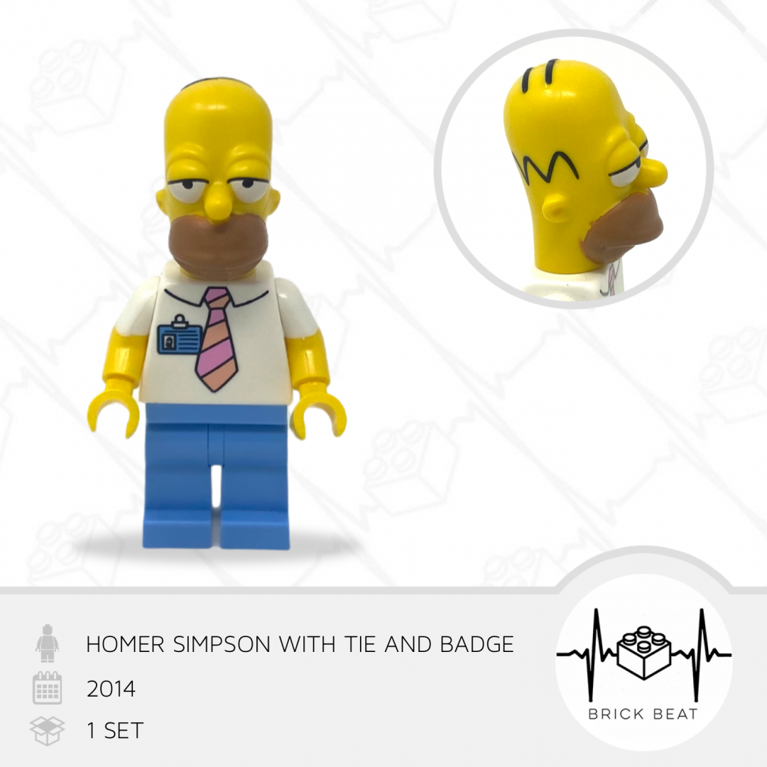 Homer Simpson With Tie And Badge (SIM001)