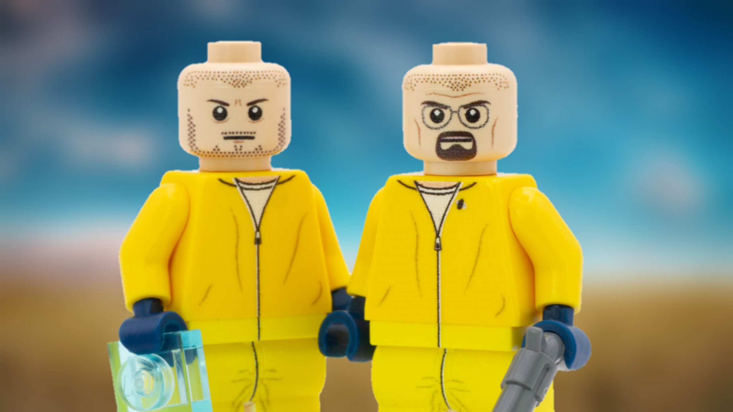 ornamento entrada Sensación Breaking Bad Walter White & Jesse Pinkman Custom Printed LEGO Minifigures  by Minifigs.me! | The Brick Post!