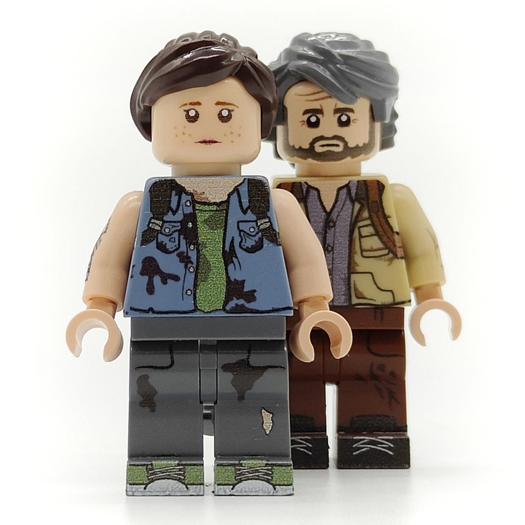 Produktion Ungkarl Kategori The Last Of Us Ellie & Joel Custom Printed LEGO Minifigures by Minifigs.me!  – The Brick Post!