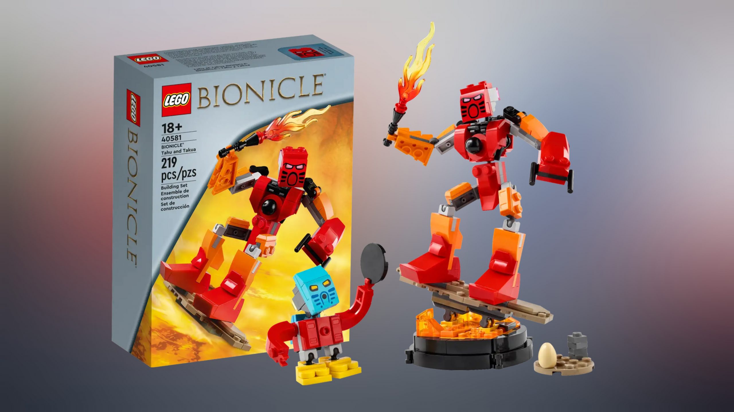 LEGO BIONICLE Tahu and Takua (40581) GWP Now Available! The Brick Post!