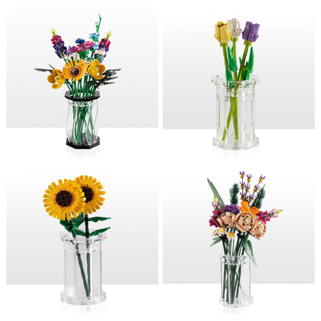Wicked Brick Launch Display Vases For LEGO Flowers! – The Brick Post!