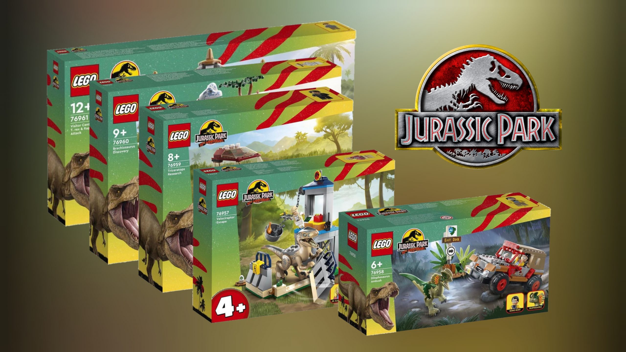 LEGO Jurassic Park 30th Anniversary Sets Officially Revealed! – The Brick  Post!