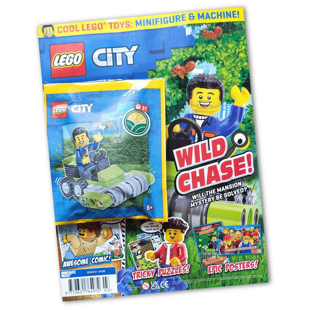 LEGO Magazine Issue – Minifigure & Lawn Mower! – The Brick Post!