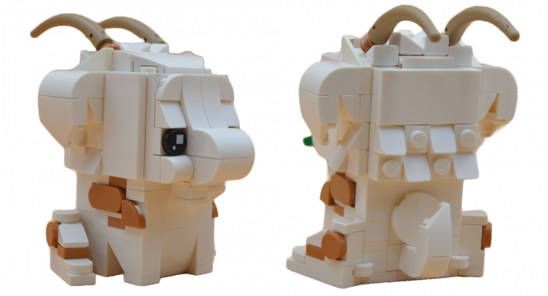 LEGO Goat BrickHeadz MOC By MonstarJDC 