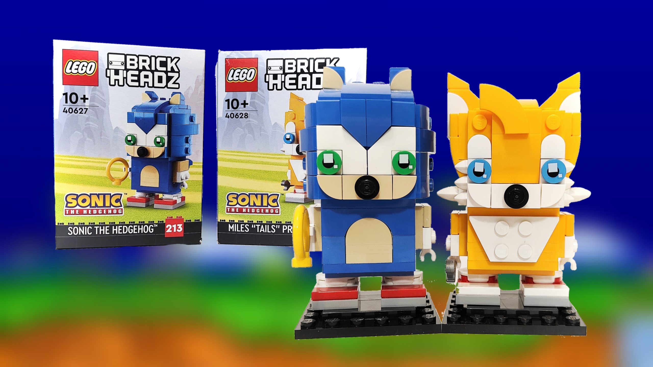 LEGO Sonic The Hedgehog and Tails Brickheadz revealed at SDCC 2023