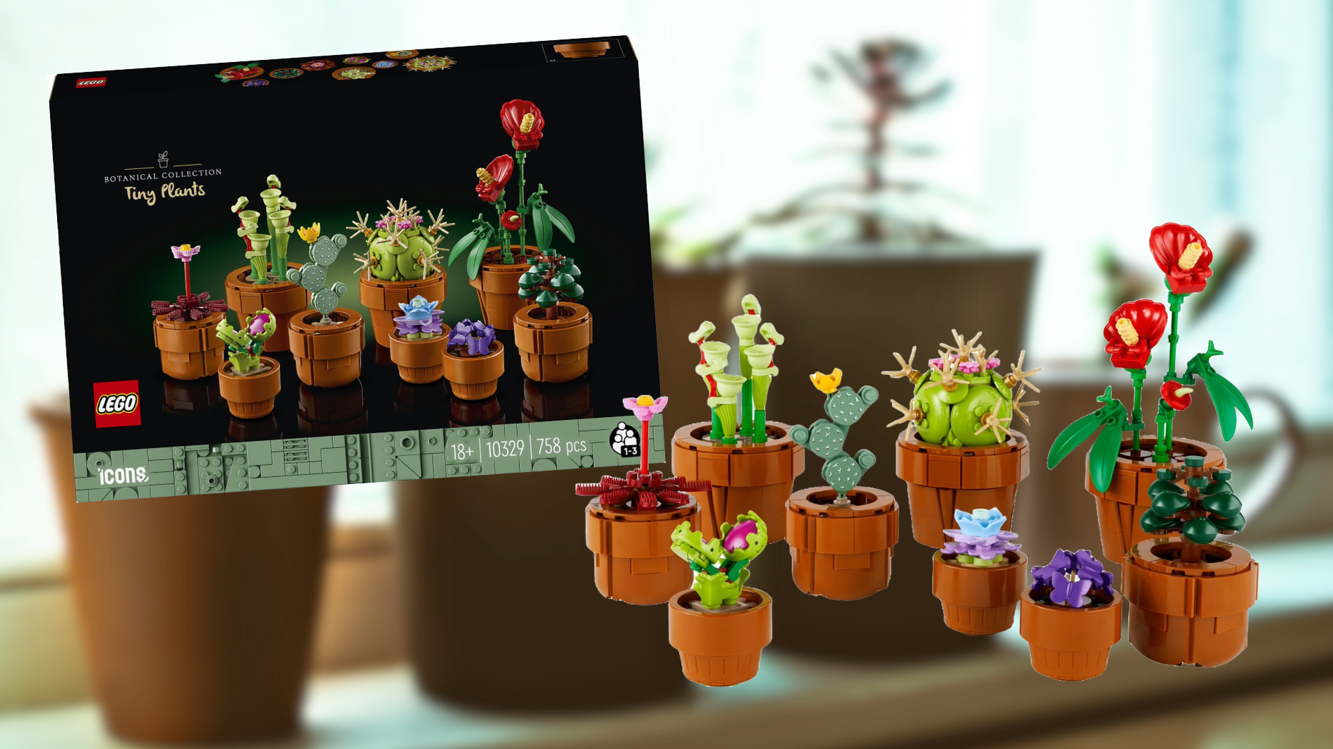 LEGO Icons Botanical Collection Tiny Plants 10329 revealed! – The Brick ...