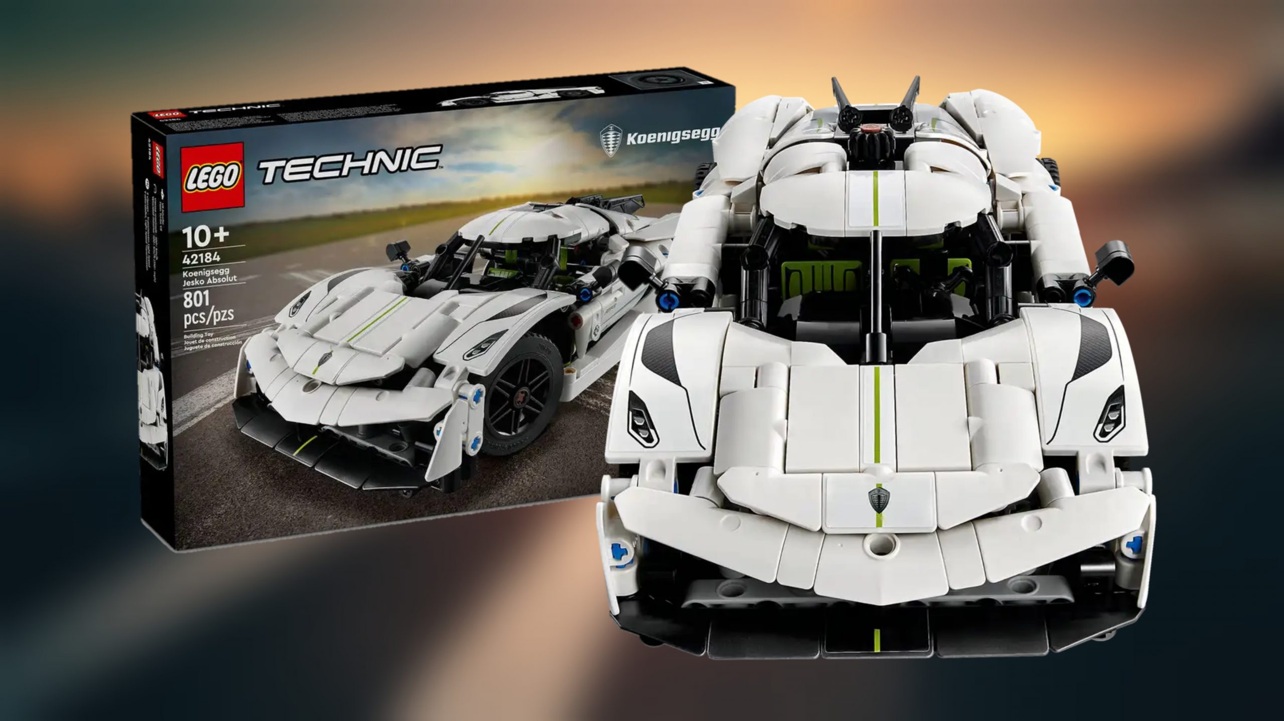 ググググ Lego 42173 - Technic Koenigsegg Jesko Absolut Grey Hypercar