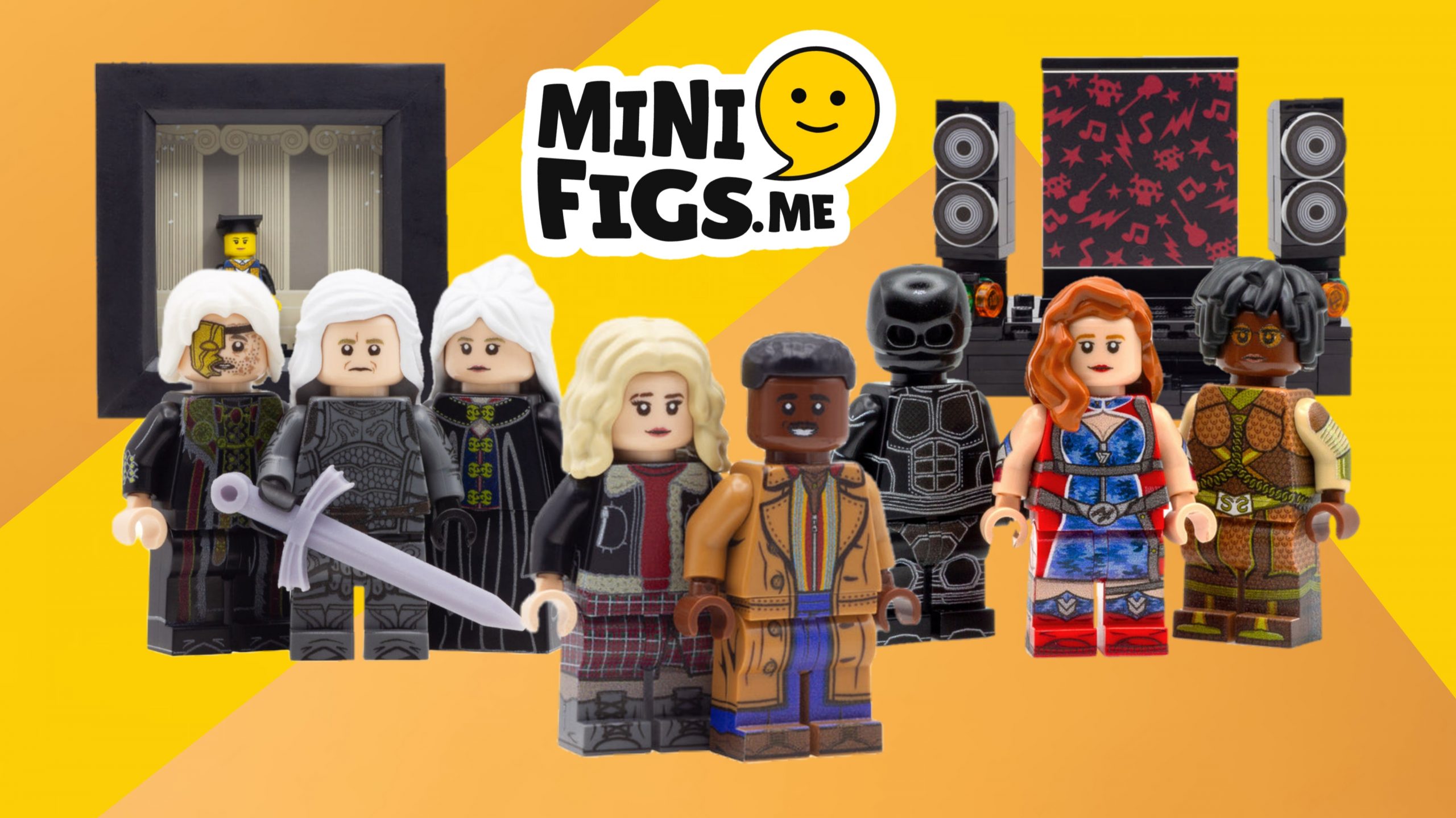 lego doctor who custom minifigures