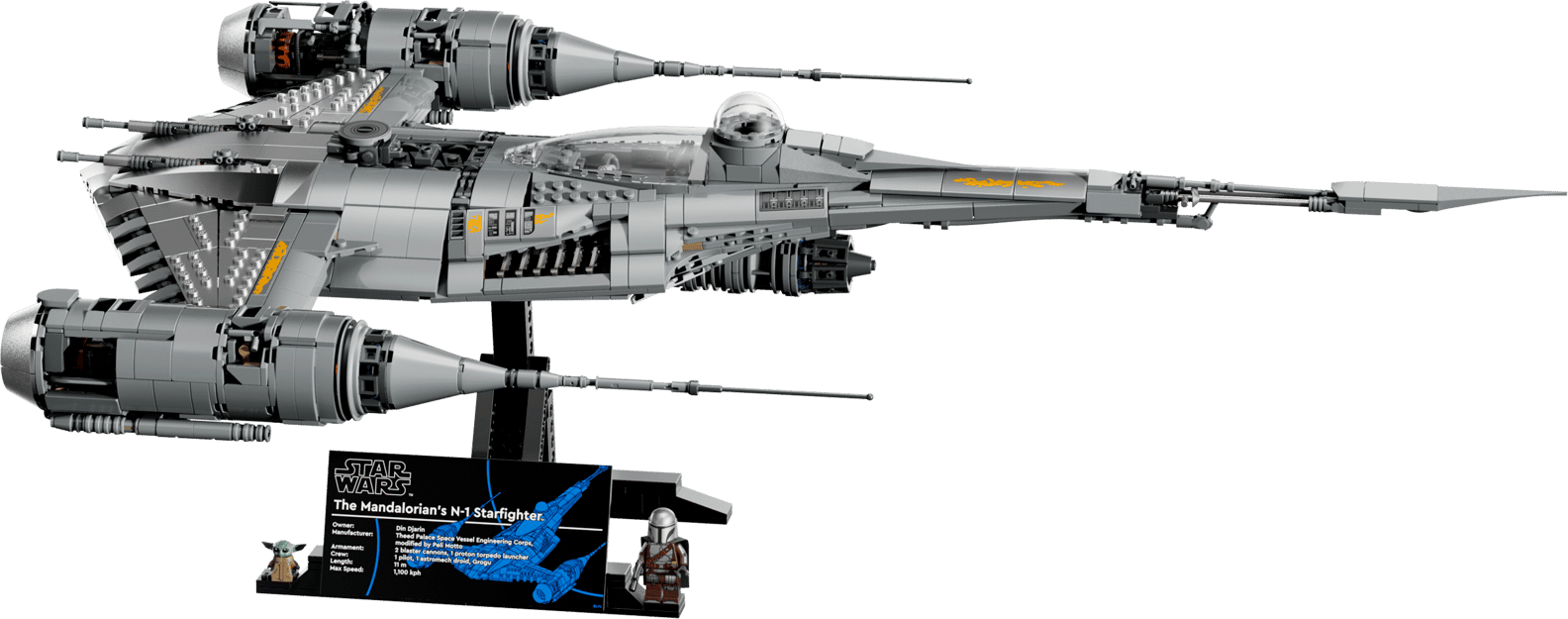 LEGO Star Wars UCS The Mandalorian’s N-1 Starfighter (75442) Officially Announced!