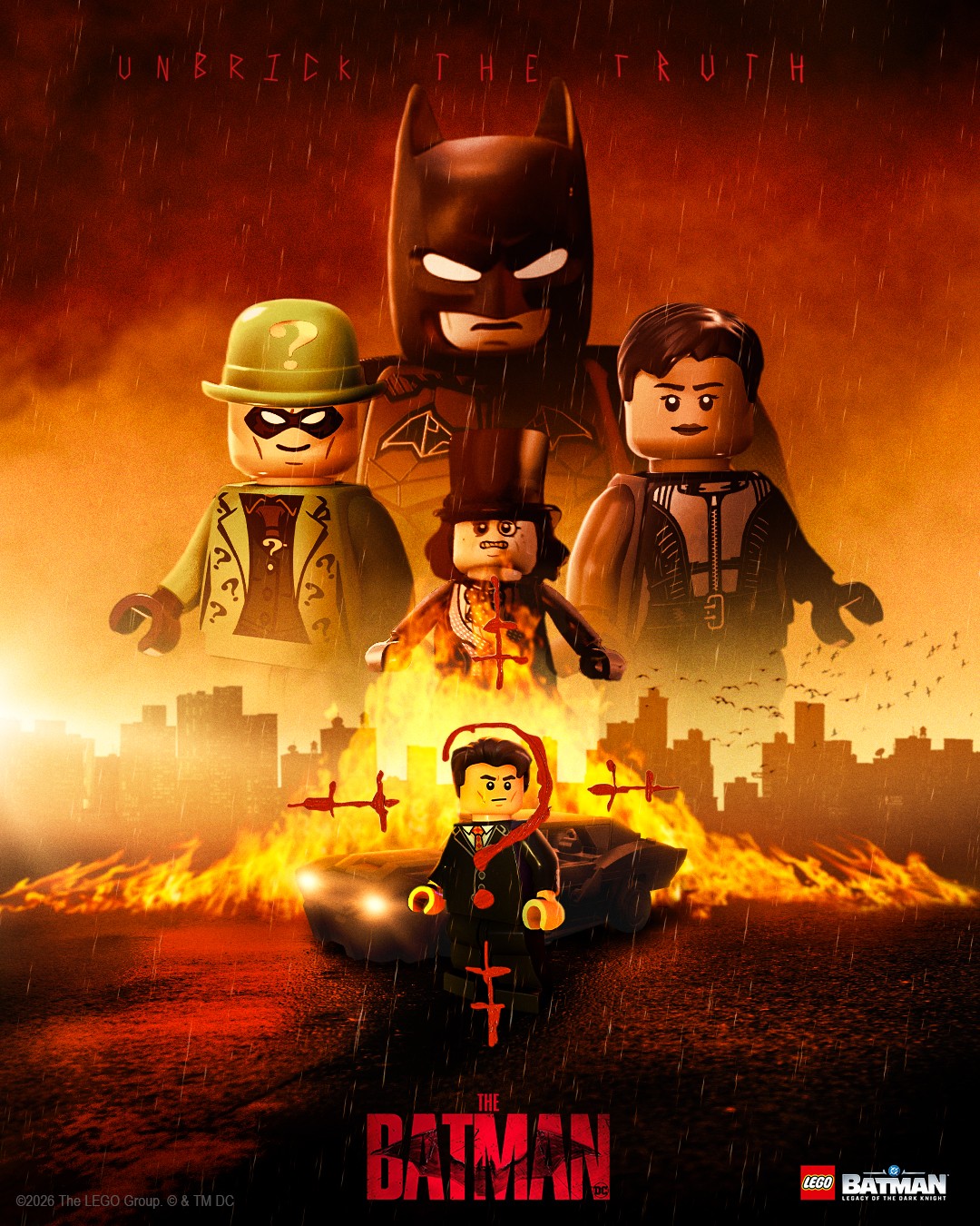 LEGO Give Classic Batman Posters a Brick Makeover!