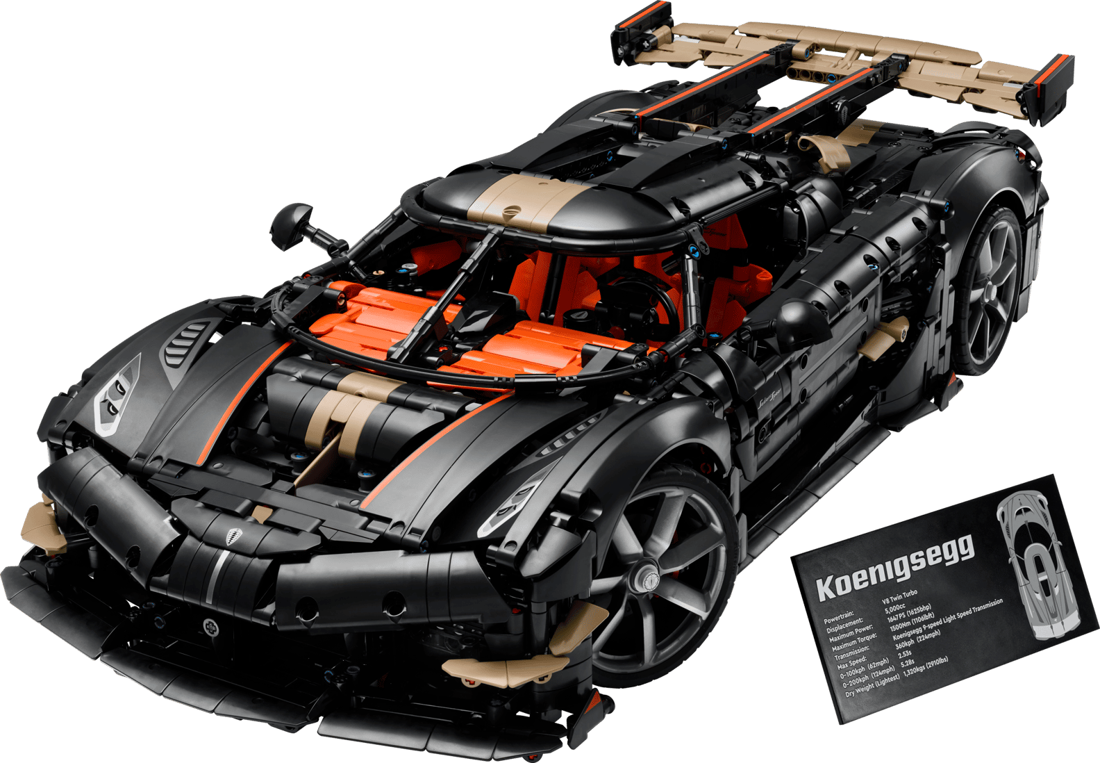 LEGO Technic Koenigsegg Sadair’s Spear Megacar (42232) Officially Revealed!