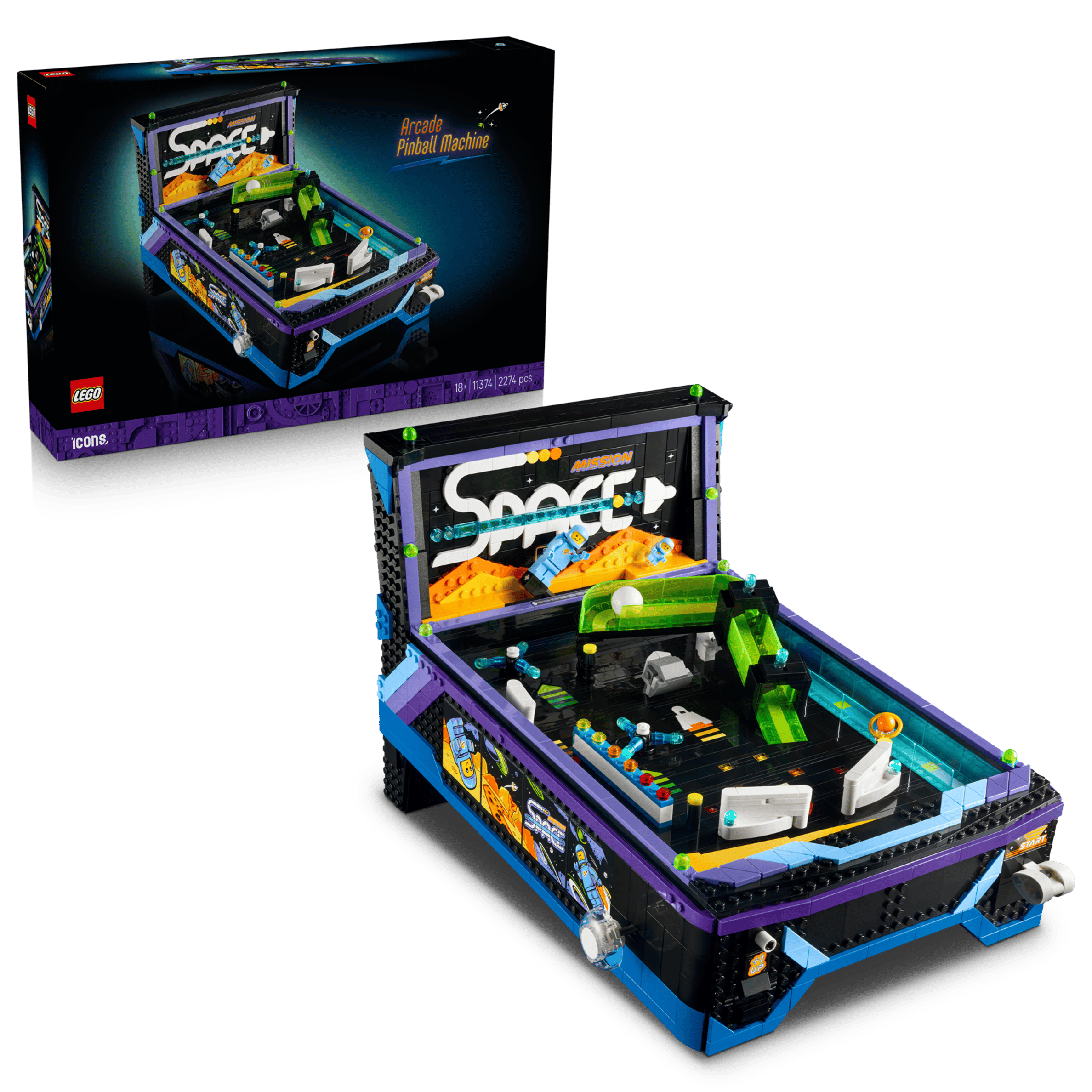 LEGO Icons Arcade Pinball Machine (11374) Officially Revealed!